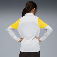 PUMA Borussia Dortmund Tracksuit 1/4-Zip 2025-2026 Kids Silver Yellow