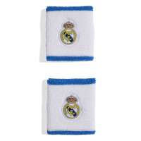 adidas Real Madrid Serre Poignets Blanc Bleu