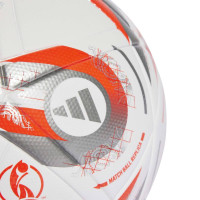 adidas Women's EURO25 League Final Voetbal Maat 5 Wit Zilver Oranje