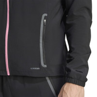 adidas Juventus Vis Tech Trainingspak Full-Zip Zwart Roze