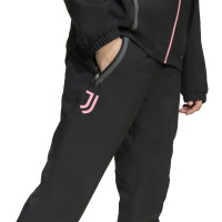 adidas Juventus Vis Tech Tracksuit Full-Zip Kids Black Pink