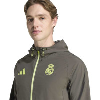 adidas Real Madrid Vis Tech Vest Grijs Lichtgroen