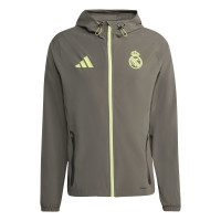adidas Real Madrid Vis Tech Vest Grijs Lichtgroen
