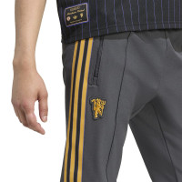 adidas Manchester United Terrace Icons Training pants Dark Grey Gold