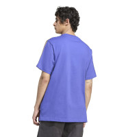 adidas Manchester United Terrace Icons T-Shirt Purple Gold