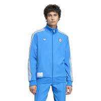 adidas Real Madrid Terrace Icons Trainingspak Full-Zip Blauw Wit