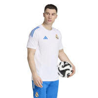 adidas Real Madrid European Training Shirt 2025-2026 White Blue