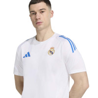 adidas Real Madrid European Training Shirt 2025-2026 White Blue