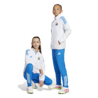 adidas Real Madrid Trainingsbroek Europees 2025-2026 Kids Blauw Wit