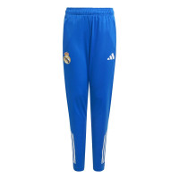 adidas Real Madrid Presentatie Trainingspak Full-Zip Europees 2025-2026 Kids Wit Blauw