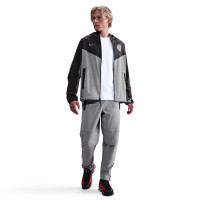 Nike Paris Saint-Germain Tech Woven Jacket 2025-2026 Grey Silver Black