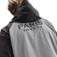Nike Paris Saint-Germain Tech Woven Jacket 2025-2026 Grey Silver Black