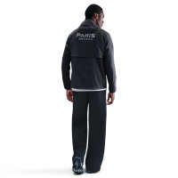 Nike Paris Saint-Germain Impact Windrunner Jack 2025-2026 Donkergrijs Zilver