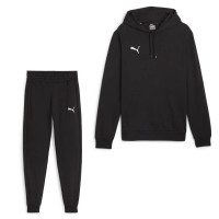 PUMA teamGOAL Casuals Trainingspak Hooded Zwart Wit