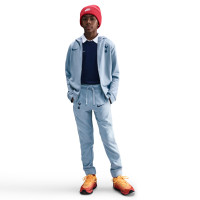 Nike Tottenham Hotspur Tracksuit Full-Zip Woven Hooded 2025-2026 Kids Grey Blue Silver Blue