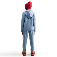 Nike Tottenham Hotspur Tracksuit Full-Zip Woven Hooded 2025-2026 Kids Grey Blue Silver Blue