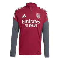 adidas Arsenal Training sweater 1/4-Zip European 2025-2026 Red White Grey