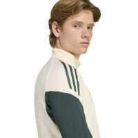 adidas Juventus Tracksuit 1/4-Zip European 2025-2026 Beige Green Black