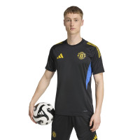 adidas Manchester United Training Set 2025-2026 Black Blue Yellow