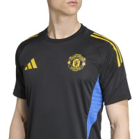adidas Manchester United Training Set 2025-2026 Black Blue Yellow