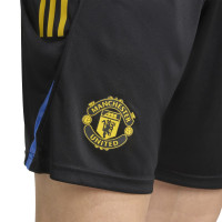 adidas Manchester United Trainingsbroekje 2025-2026 Zwart Blauw Geel
