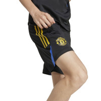 adidas Manchester United Trainingsset 2025-2026 Kids Zwart Blauw Geel