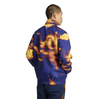 adidas Ajax x ID&T Trainingsjack Reversible Blauw