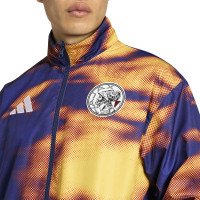 adidas Ajax x ID&T Trainingsjack Reversible Blauw