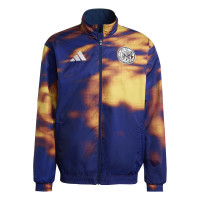 adidas Ajax x ID&T Trainingsjack Reversible Blauw