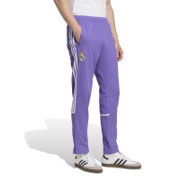 adidas Real Madrid Lifestyler Tracksuit Full-Zip Purple White