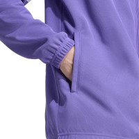 adidas Real Madrid Lifestyler Tracksuit Full-Zip Purple White