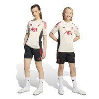 adidas Liverpool Training Shirt 2025-2026 Kids White Red Black