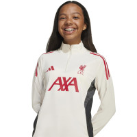 adidas Liverpool Trainingspak 1/4-Zip 2025-2026 Kids Wit Zwart Rood