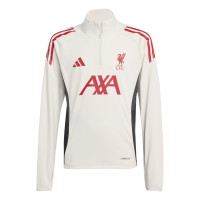 adidas Liverpool Trainingspak 1/4-Zip 2025-2026 Kids Wit Zwart Rood