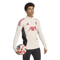 adidas Liverpool Trainingspak 1/4-Zip 2025-2026 Wit Zwart Rood