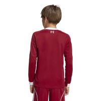 adidas Liverpool Long Sleeve Home Shirt 2025-2026 Kids