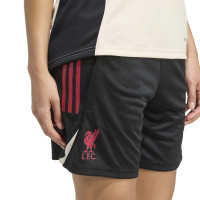 adidas Liverpool Trainingsbroekje 2025-2026 Dames Zwart Rood Wit