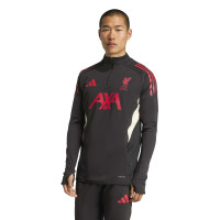 adidas Liverpool Tracksuit 1/4-Zip 2025-2026 Black Red White