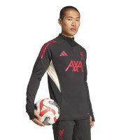 adidas Liverpool Training sweater 1/4-Zip 2025-2026 Black Red White