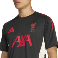 adidas Liverpool Trainingsshirt 2025-2026 Zwart Rood Wit