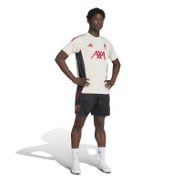 adidas Liverpool Trainingsbroekje 2025-2026 Zwart Rood Wit