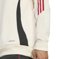 adidas Liverpool Track Hooded Tracksuit 2025-2026 White Black Red