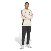 adidas Liverpool Track Hoodie 2025-2026 Wit Rood Zwart