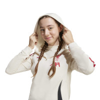 adidas Liverpool Track Trainingspak Hooded 2025-2026 Kids Wit Zwart Rood