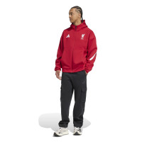 adidas Liverpool Anthem Training Jacket 2025-2026 Red White