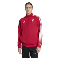 adidas Liverpool DNA Tracksuit Full-Zip Red Black White