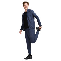 Nike Stride Repel Trainingspak Full-Zip Woven Donkerblauw Zilver