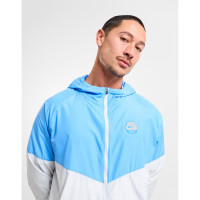 Nike Sportswear Sport Casual Tracksuit Full-Zip Hooded Light Grey Light Blue Blue