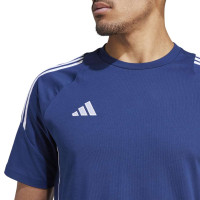 adidas Tiro 24 Sweat T-Shirt Donkerblauw Wit