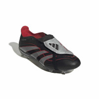 adidas Predator League FT Limited Edition Gras / Kunstgras Voetbalschoenen (MG) Zwart Zilver Rood